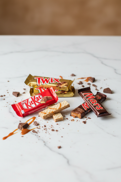 branded chocolates like twix kitkat mars in mobile resolution