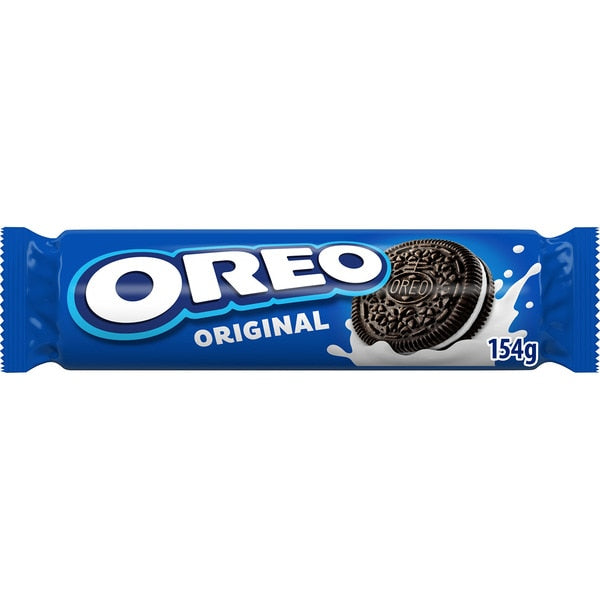 Oreo Original Galletas de Cacao Rellenas de Crema Sabor Vainilla 154g - Pack de 16