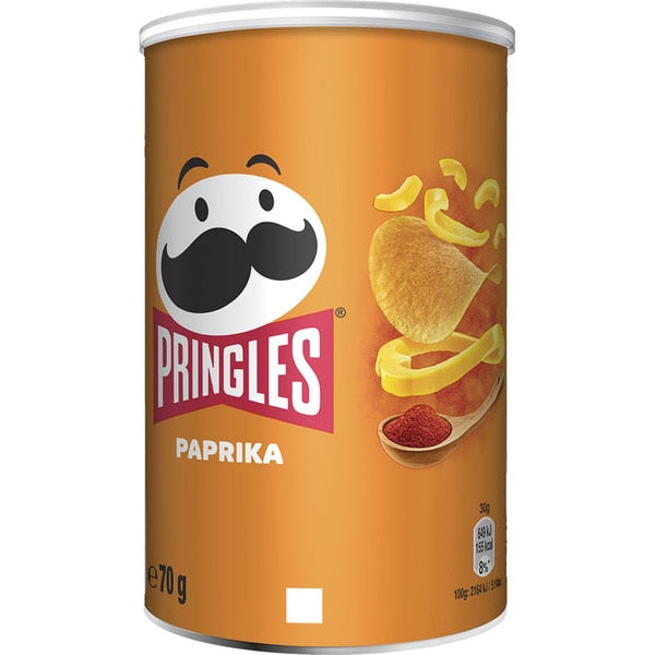Pringles Paprika - Pack de 12 Tarrinas de 70g
