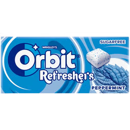 Orbit Refreshers Peppermint - Pack de 16 Unidades