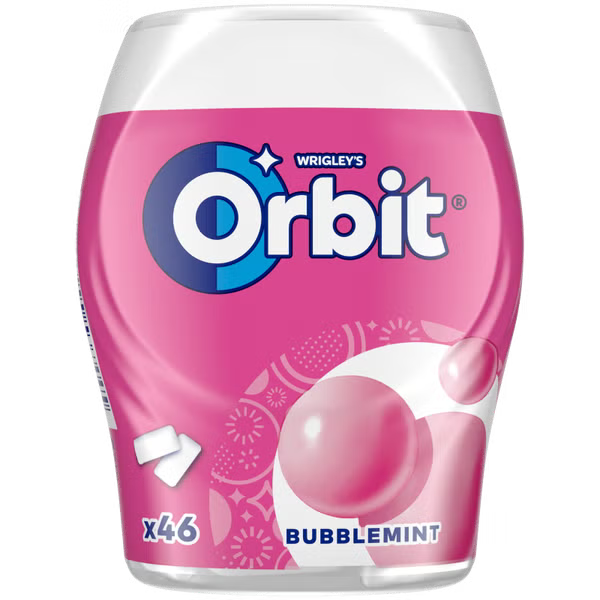 Orbit Bubblemint Bote - Pack de 6 Botes