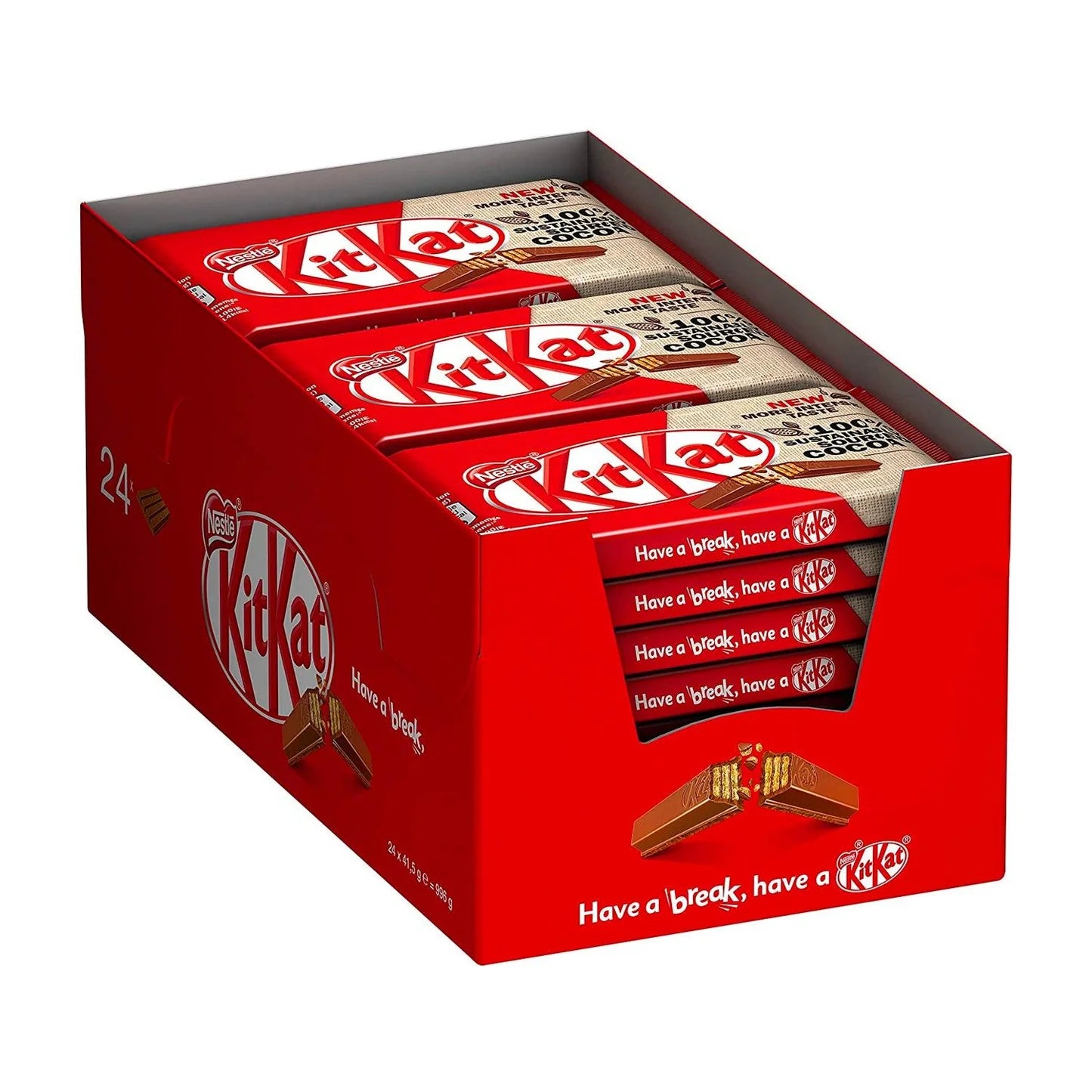 Kit Kat 4 Dedos - Pack de 24 Unidades