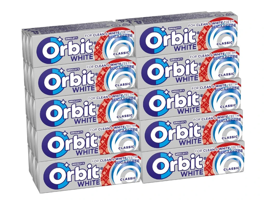 Orbit White Classic - Pack de 30 Sobres de 10g
