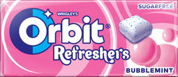 Orbit Refreshers Bubblemint - Pack de 16 Unidades