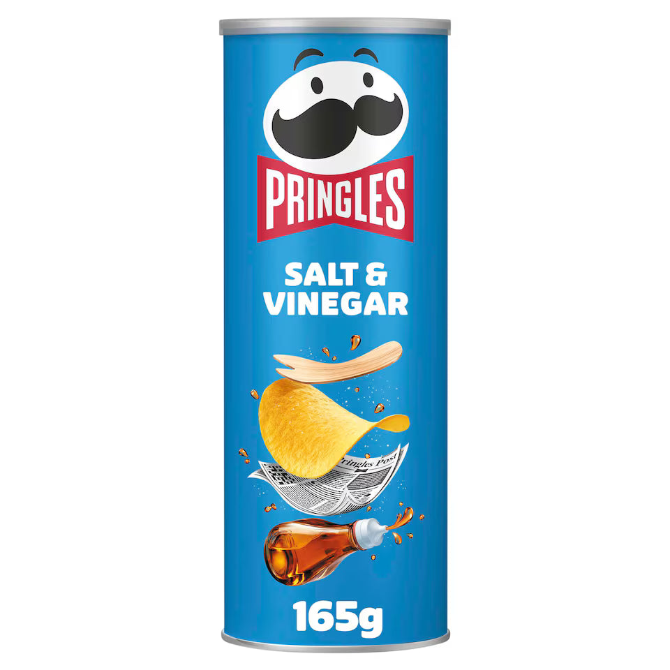Pringles Sal y Vinagre - Pack de 19 Tarrinas de 165g