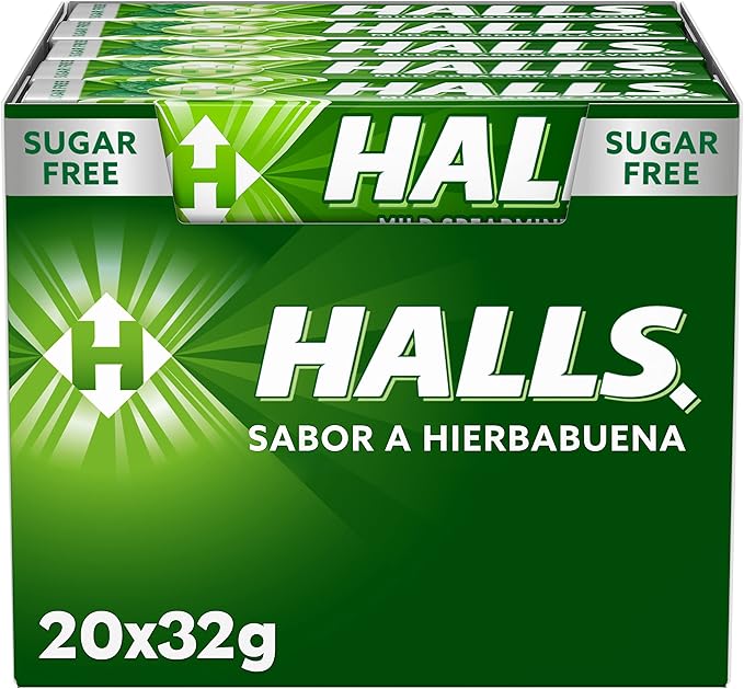 Halls Hierbabuena - Pack de 20 Unidades
