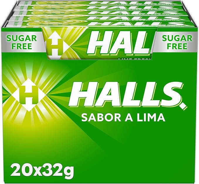 Halls Lima - Pack de 20 Unidades
