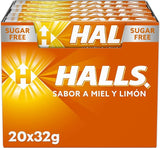 Halls Miel y Limón - Pack de 20 Unidades