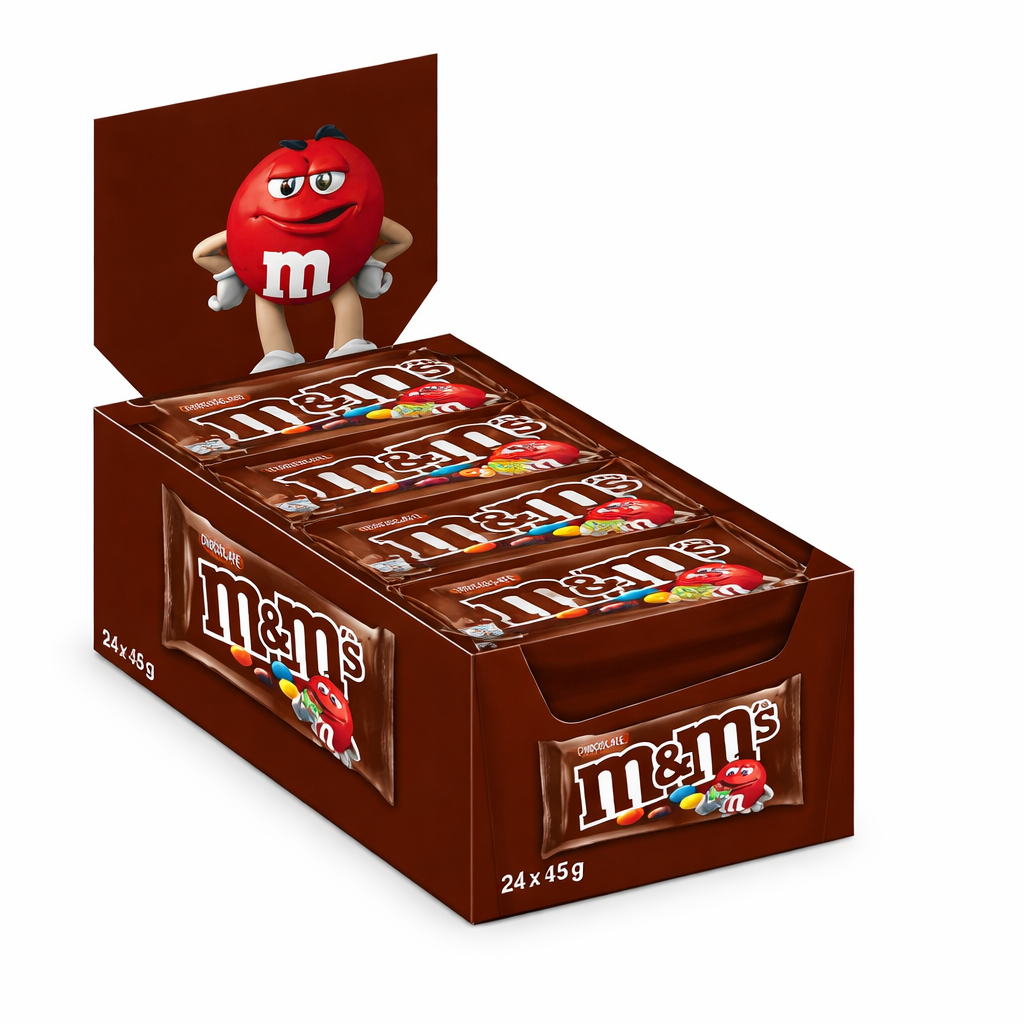M&M's Chocolate con Leche - Pack de 24 Unidades