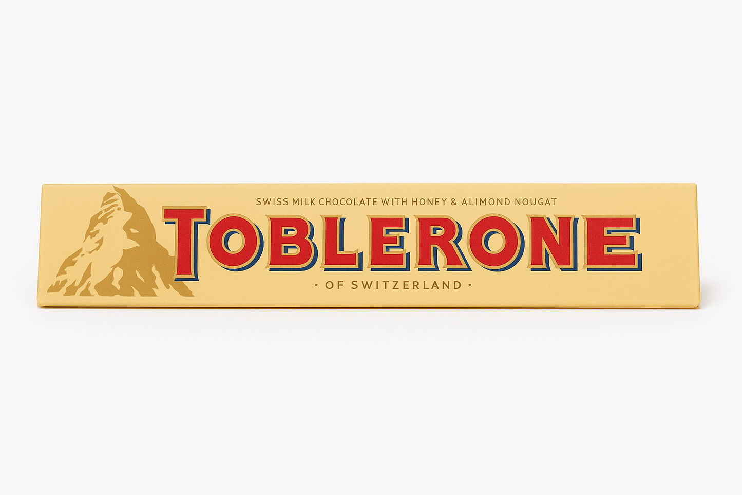Toblerone Swiss Milk Chocolate with Honey Nougat and Almonds, 50Gx24