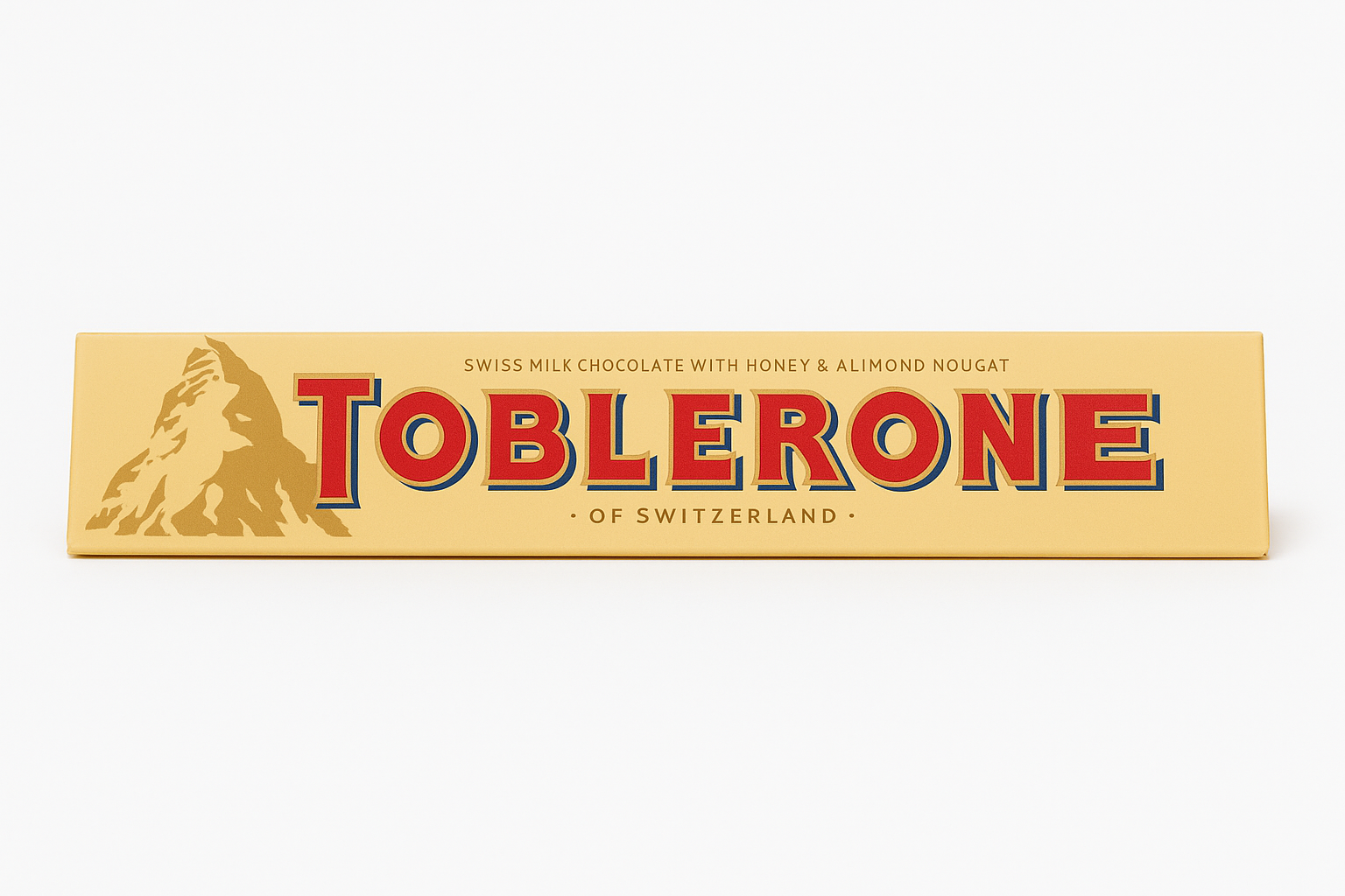 Toblerone Swiss Milk Chocolate with Honey Nougat and Almonds, 50Gx24