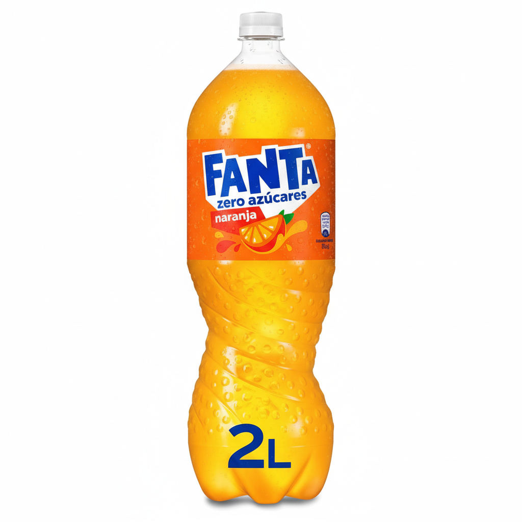 Fanta Sabor Naranja - Botella 2 Litros pack de 6