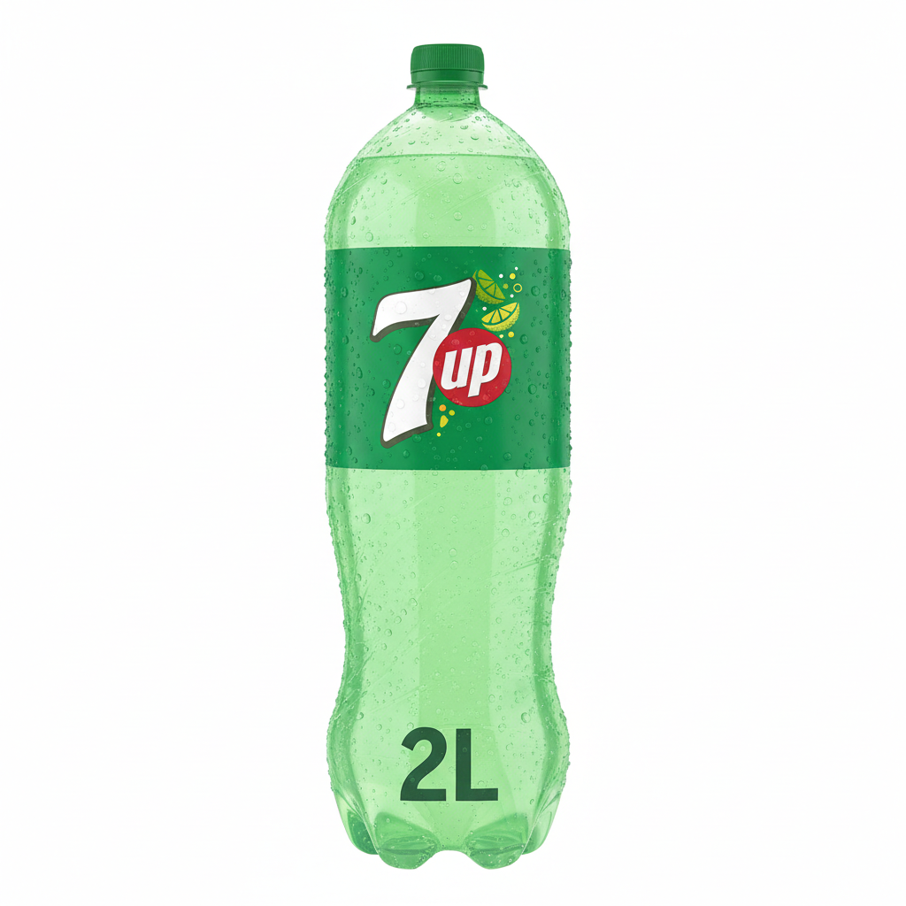 7UP - Pack Mayorista de 6 Botellas de 2 Litros