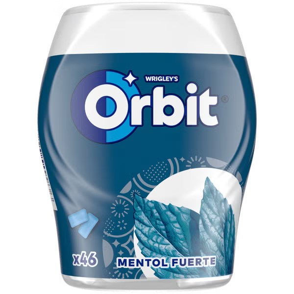 Orbit Menta Fuerte - Pack de 6 Botes