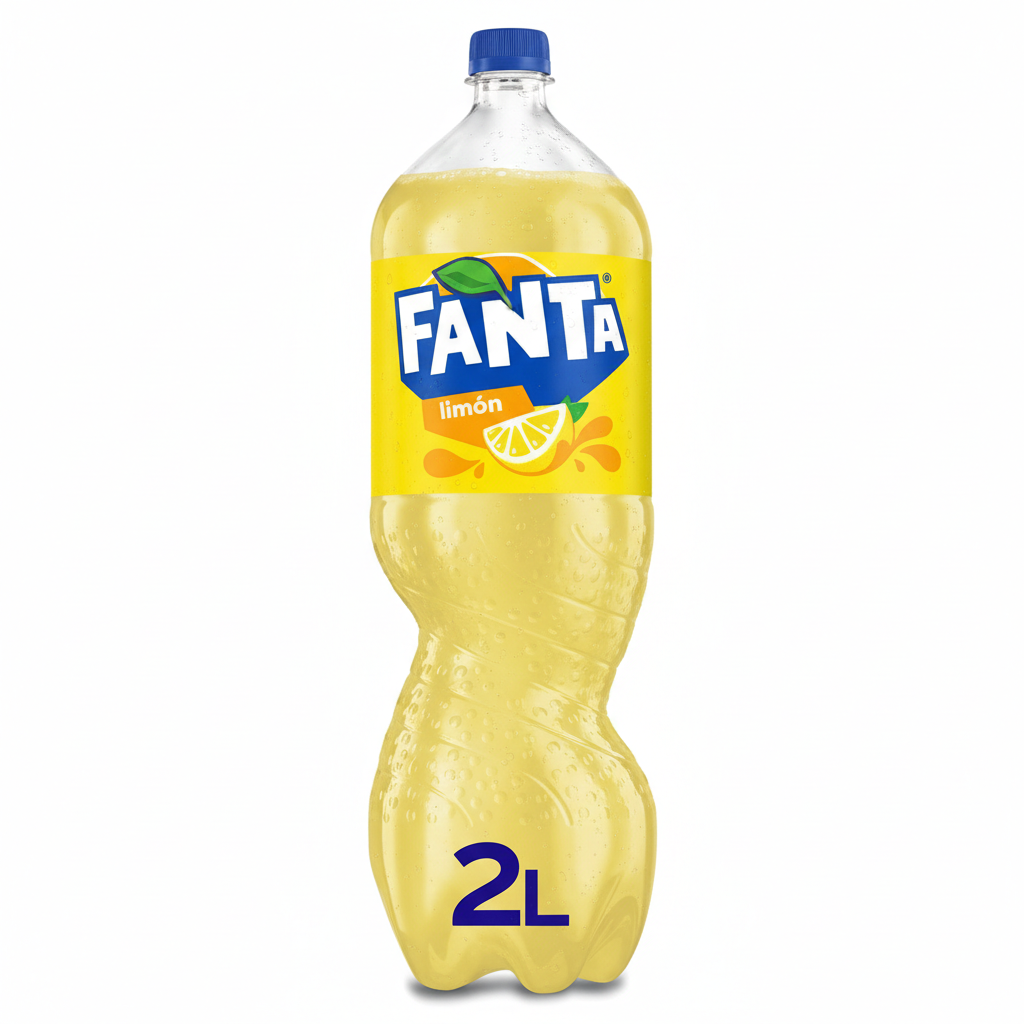 Fanta Limón - Pack Mayorista de 6 Botellas de 2 Litros