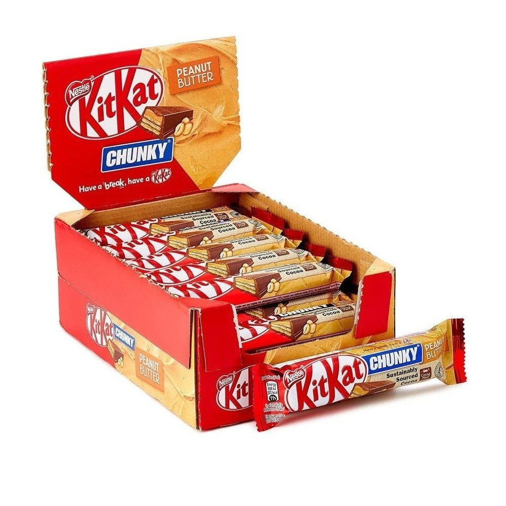 Kit Kat Chunky con Cacahuete - Pack de 24 Unidades