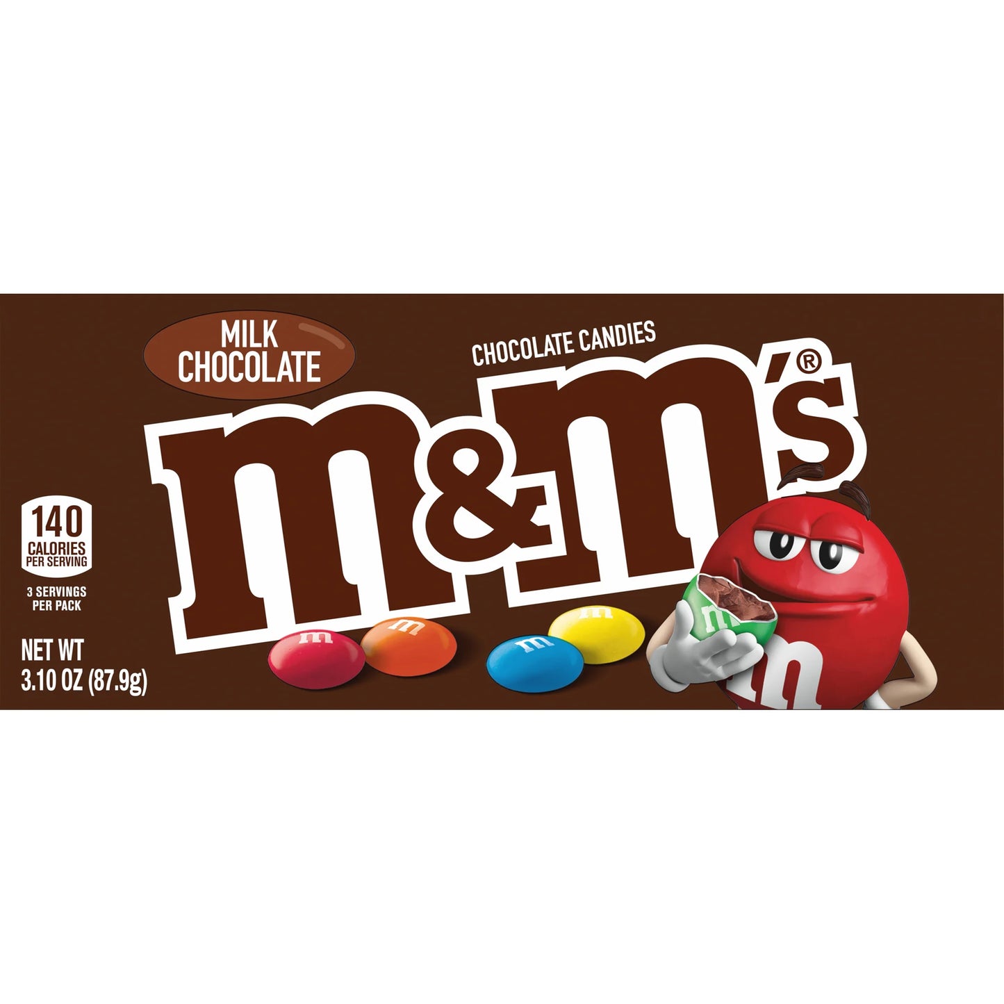 M&M's Chocolate con Leche - Pack de 24 Unidades