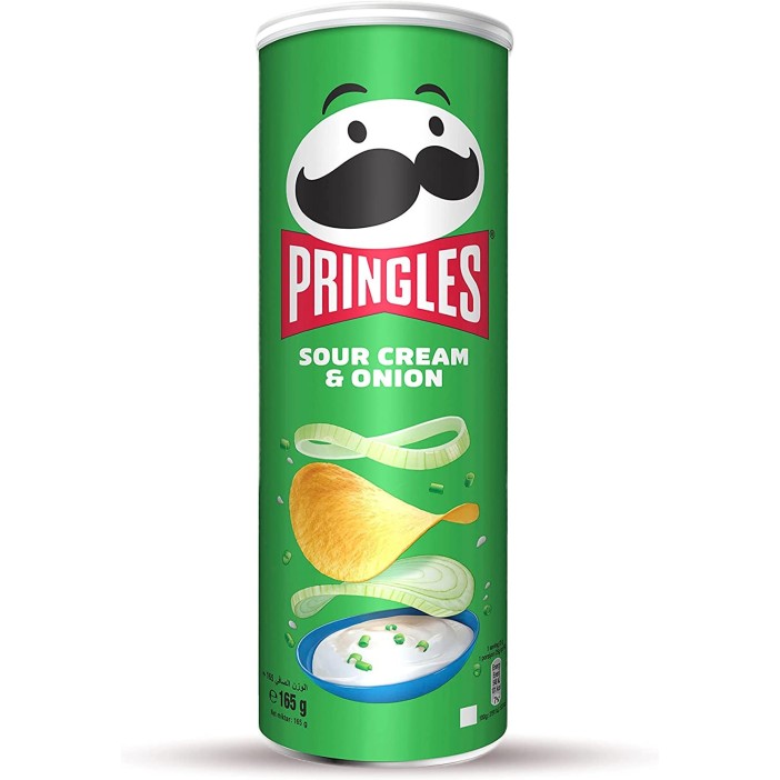 Pringles Sour Cream & Cebolla - Pack de 19 Tarrinas de 165g