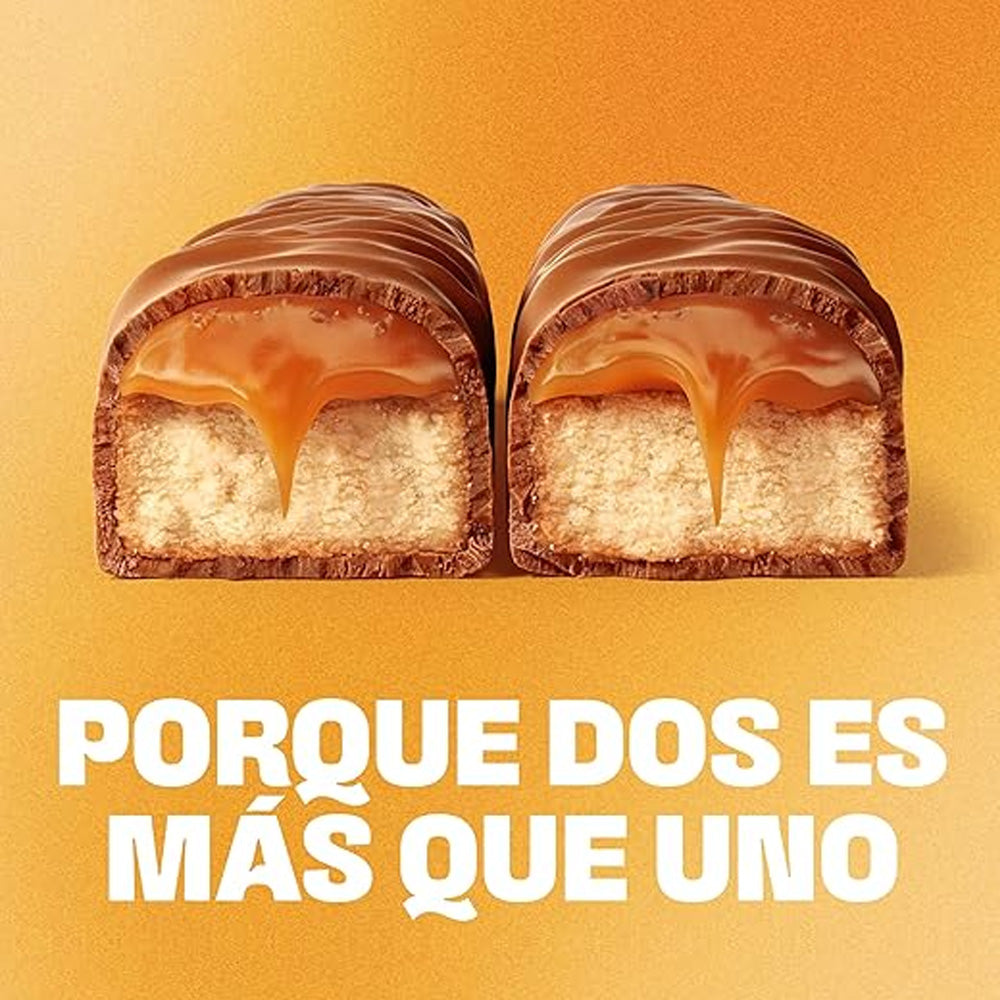Twix Chocolate with Crunchy and Soft Caramel Cookies Coated with Milk Chocolate (25 x 50g)