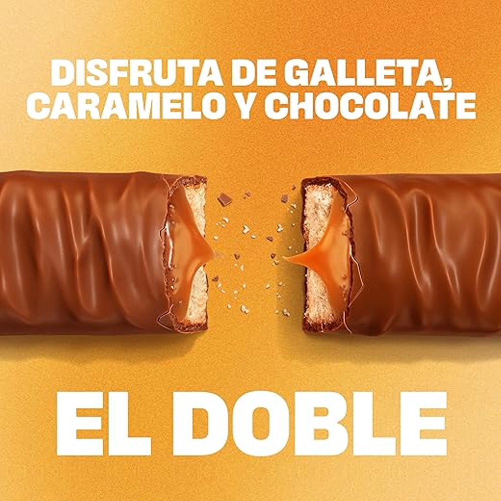 Twix Chocolate with Crunchy and Soft Caramel Cookies Coated with Milk Chocolate (25 x 50g)