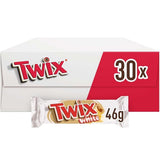 Twix White Chocolate Bars, Biscuit and Caramel, 30x46g