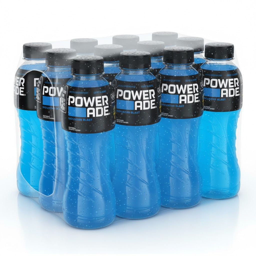 Powerade Azul 500ml - Pack de 12 Botellas