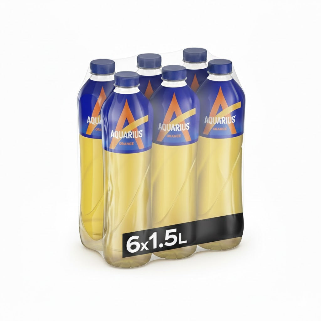 Aquarius Naranja 1.5L - Pack de 6 Botellas