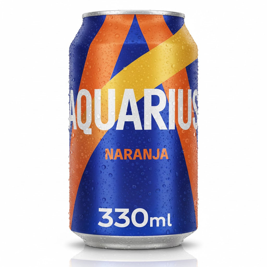 Aquarius Naranja 330ml - Pack de 24 Latas