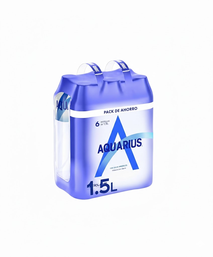Aquarius Limón 1.5L - Pack de 6 Botellas