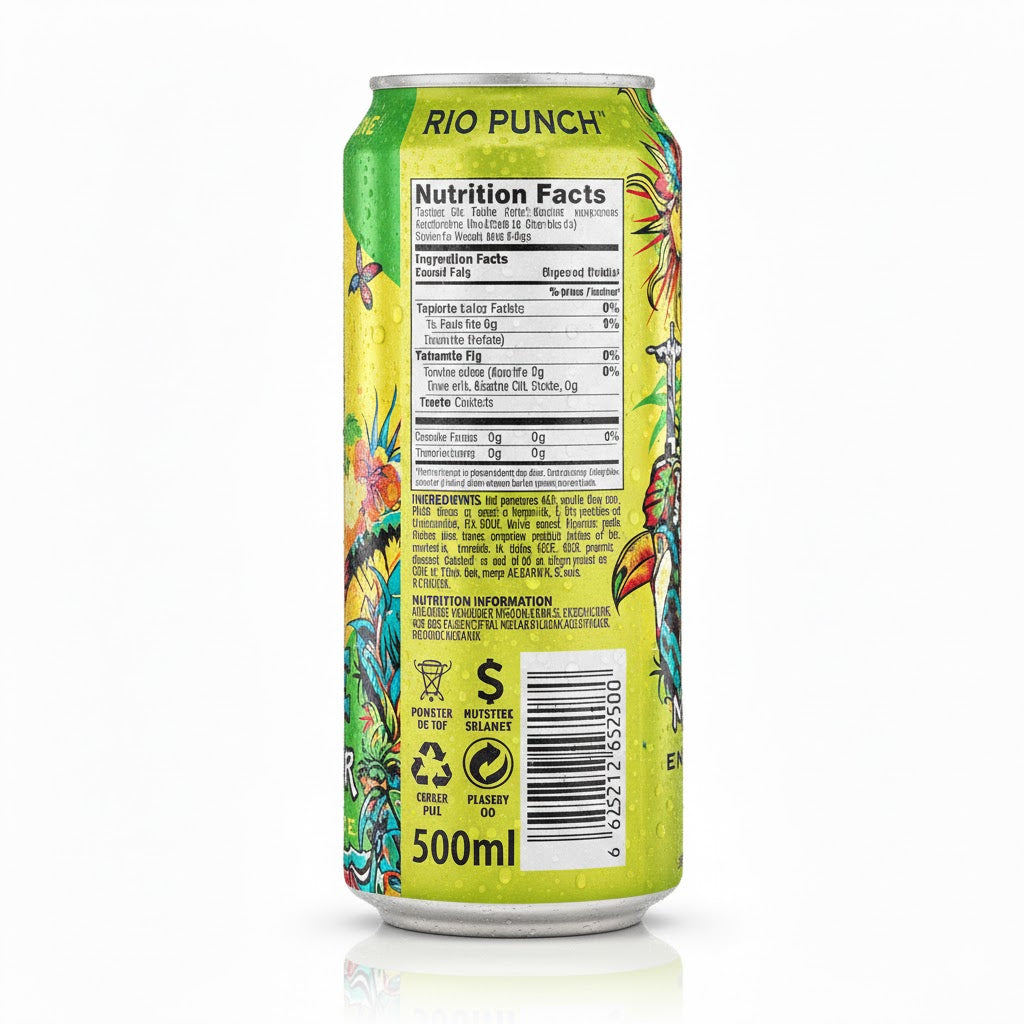 Monster Energy Rio Punch - Pack de 24 Latas 500ml