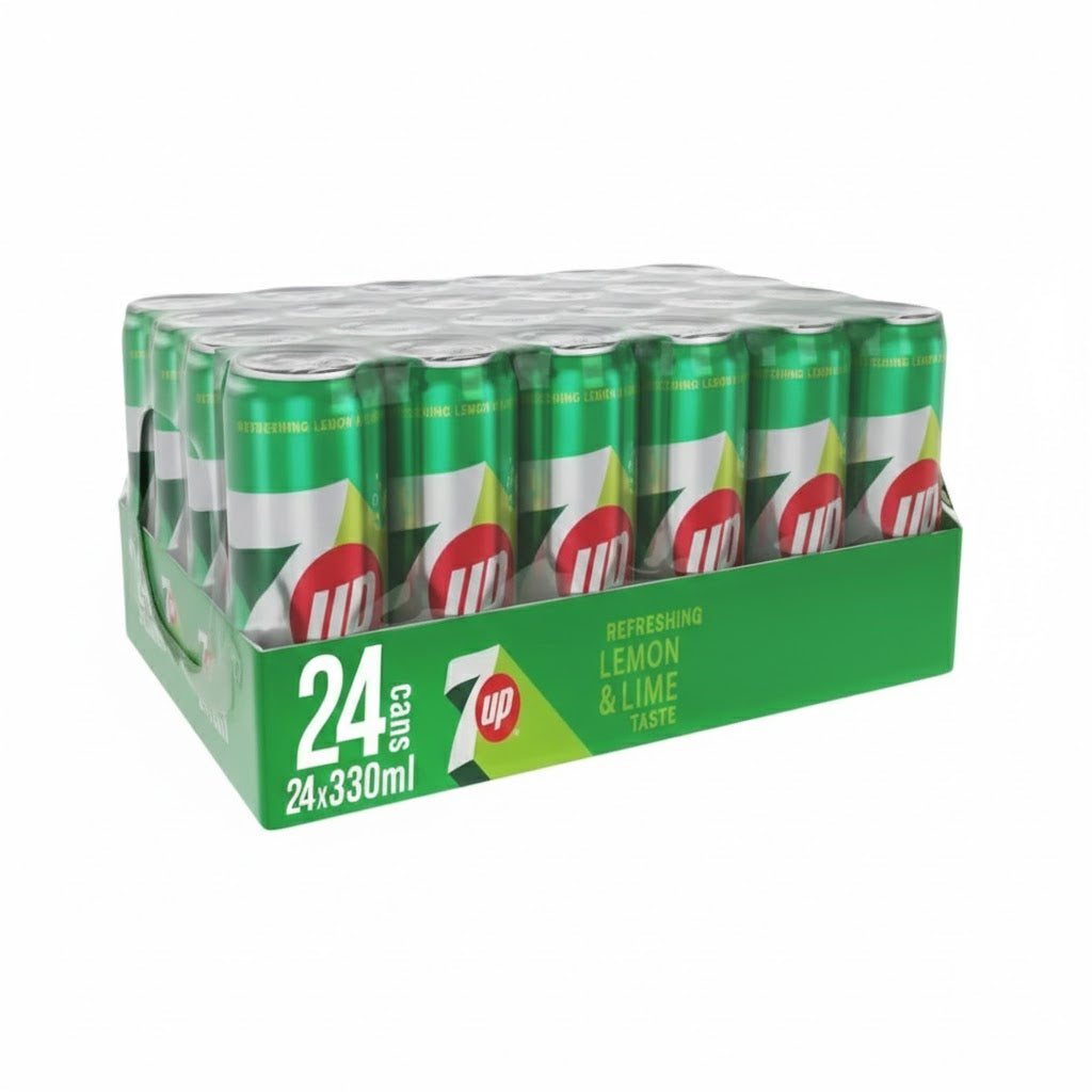 7UP Limón 330ml - Pack de 24 Latas