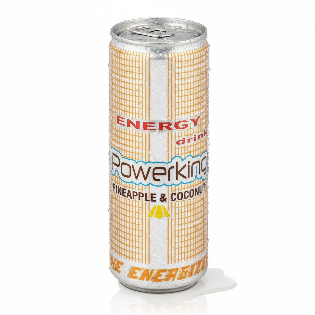 Powerking Piña-Coco 250ml: Escape Tropical con Energía Intensa
