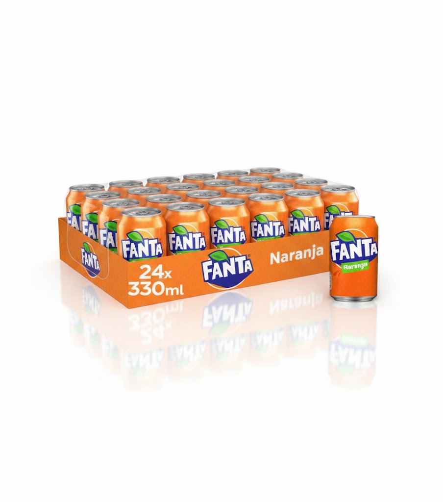 Fanta Naranja 330ml - Pack de 24 Latas
