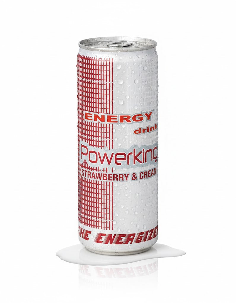 Powerking Fresa y Crema 250ml: La Dulce Indulgencia que Energiza