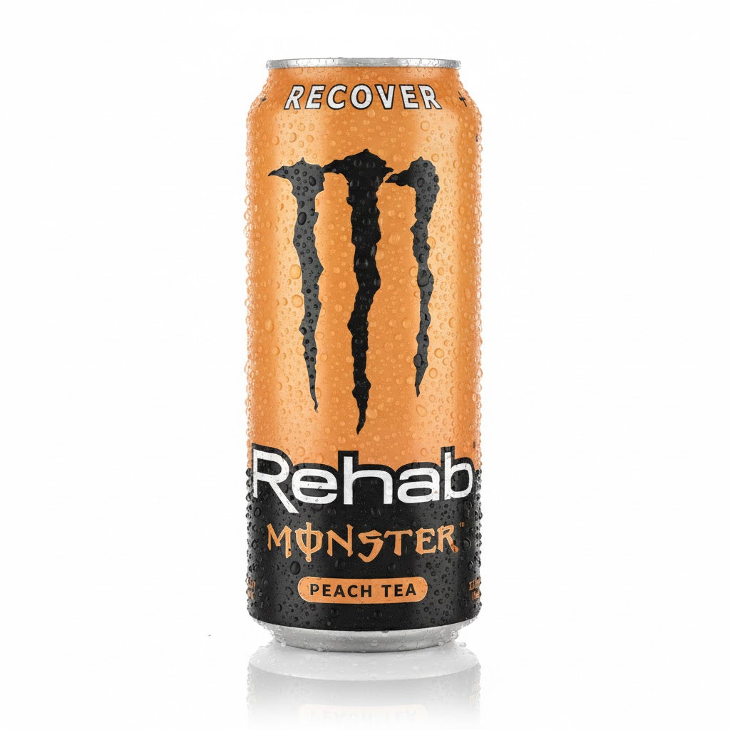 Monster Rehab Tea + Peach - Pack de 24 Latas 500ml