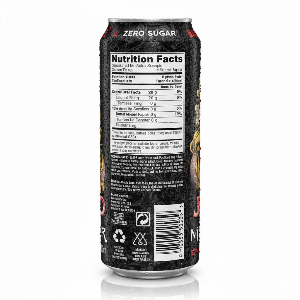 Monster Energy Bad Apple - Pack de 24 Latas 500ml