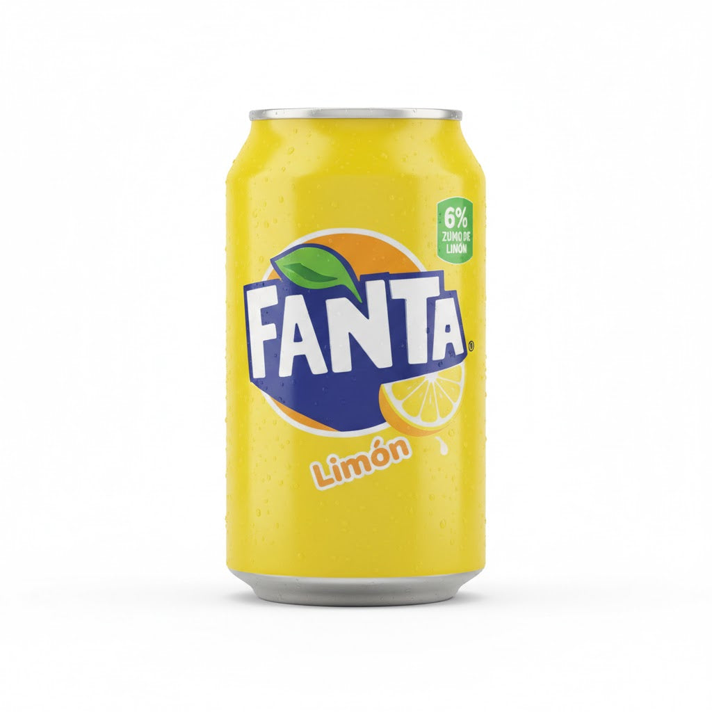 Fanta Limón - Pack de 24 Latas de 33cl (330ml)